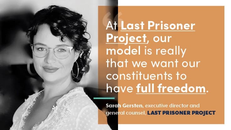One Year Down at Last Prisoner Project: Q&A with Sarah Gersten, Part 1